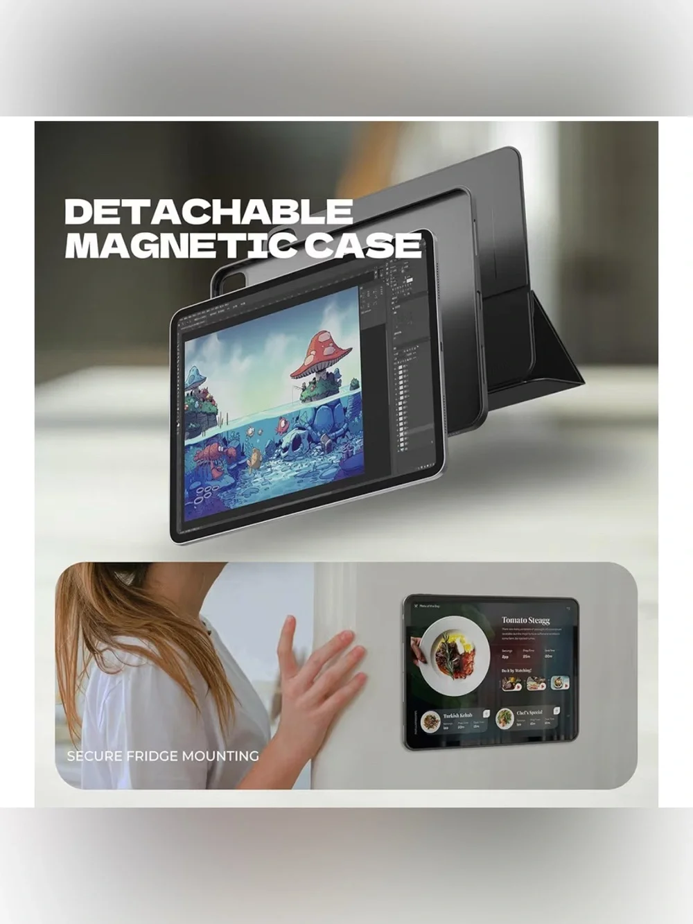 NWT Dexnor for iPad Pro 13 Inch Case M4 2024 Color Black